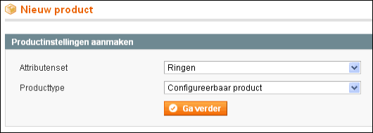 Magento nieuw product toevoegen